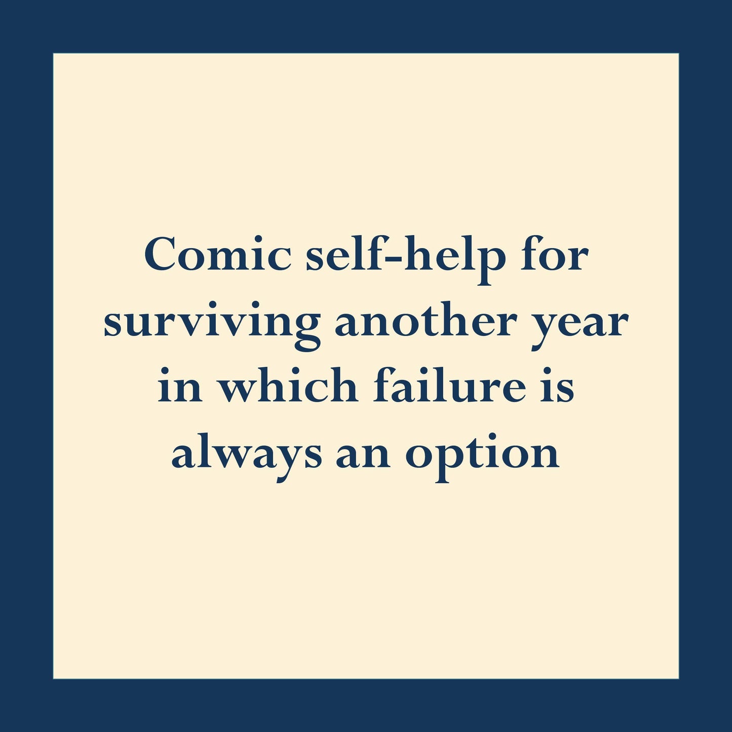 Disappointing Affirmations 2026 Wall Calendar