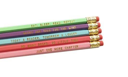 Book Lover Pencil Set