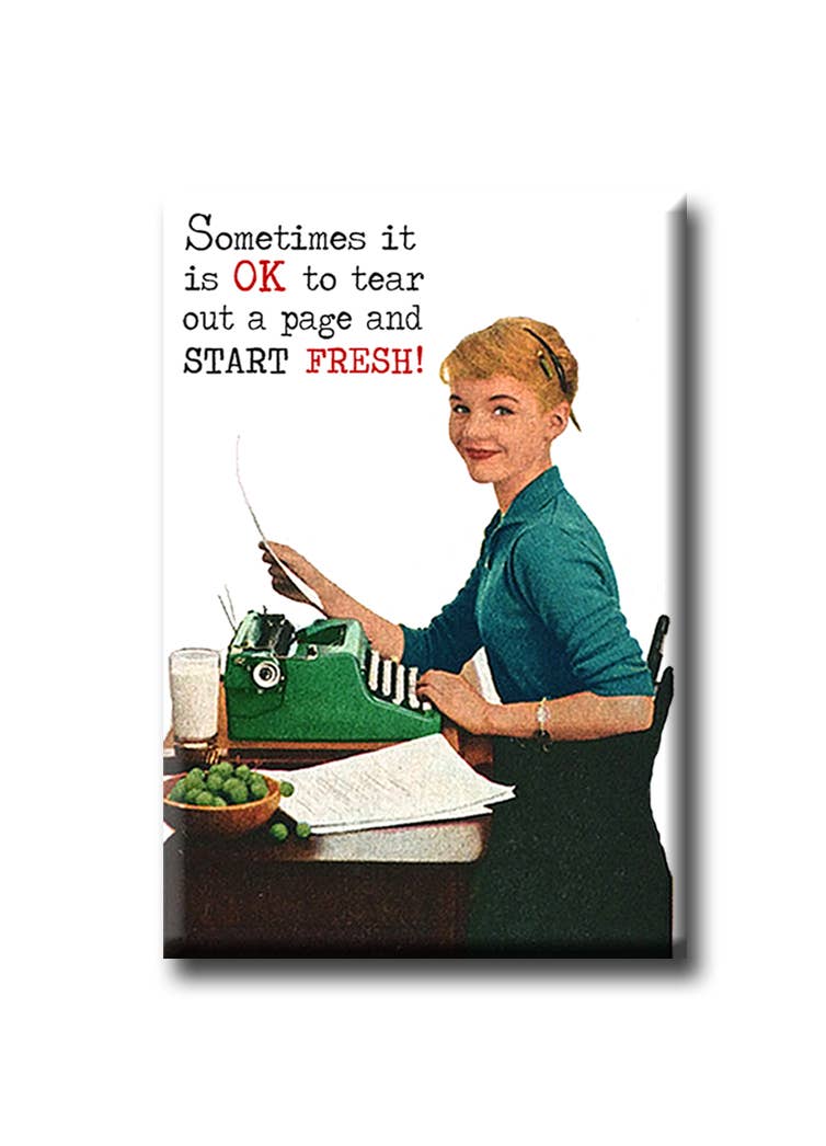 Sometimes it is OK typewriter Magnet