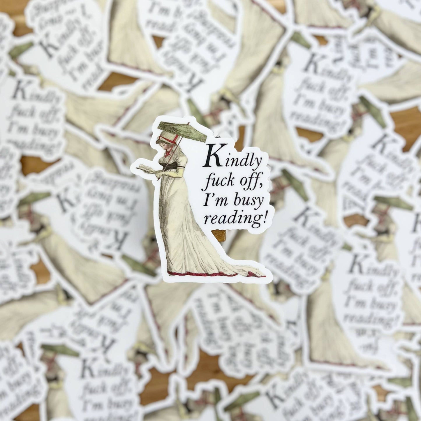 Kindly F Off Sticker