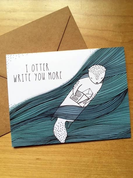 Otter Write More Card