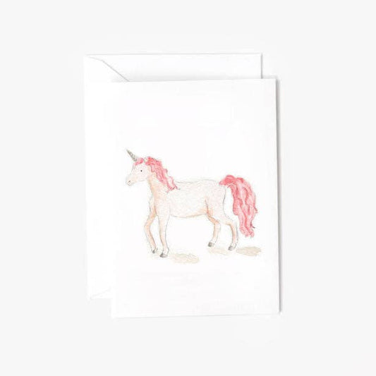 Unicorn mini enclosure notecard