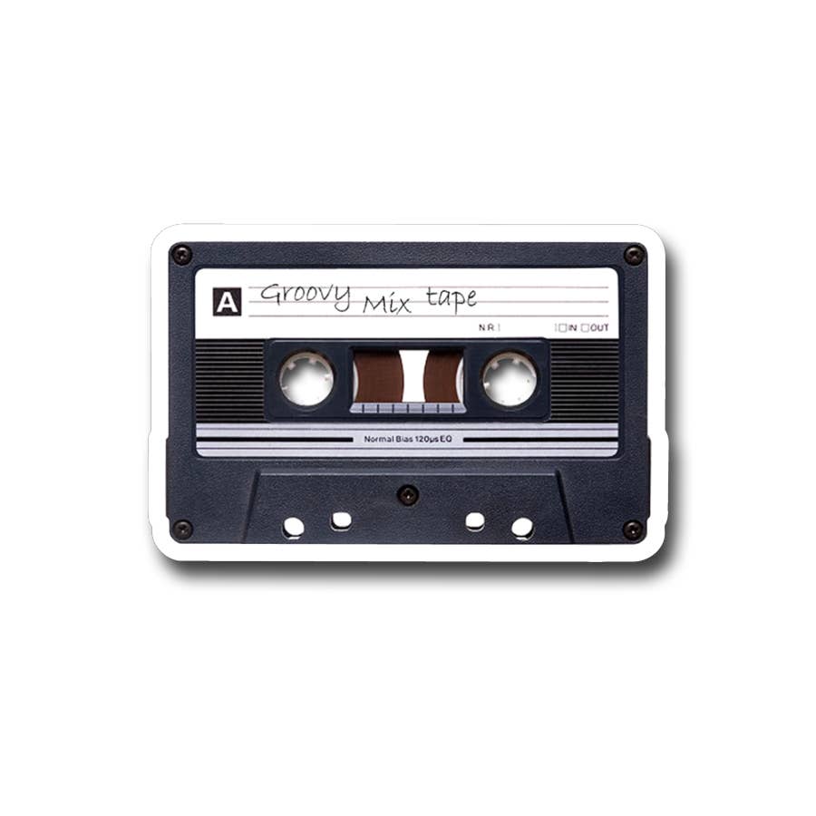 Mix Tape Cassette Sticker