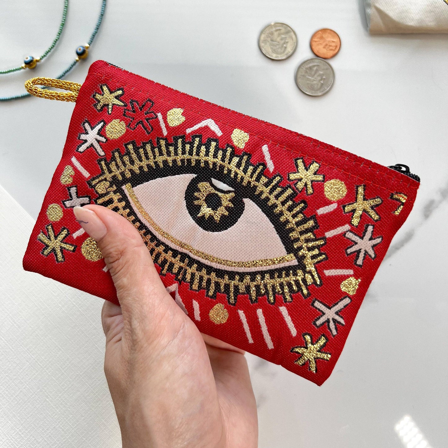 Evil Eye Coin Purse