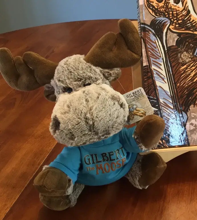 Gilbert the Moose Learns to Ski- childrens book