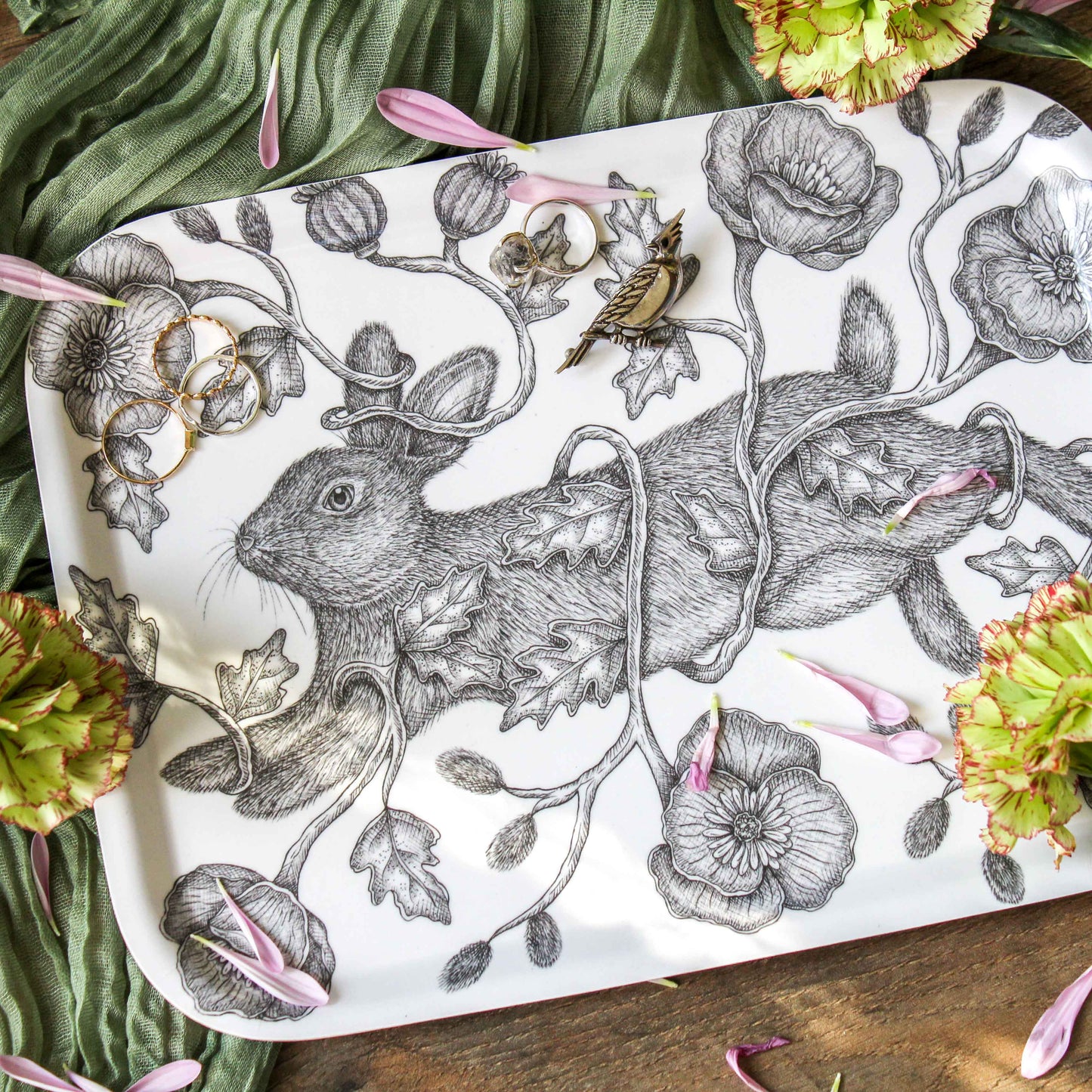 Rabbit Birch Tray