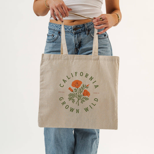 California Grown Wild Tote Bag