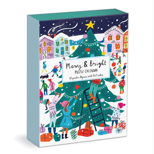 Louise Cunningham Merry and Bright 12 Days of Christmas Advent P,