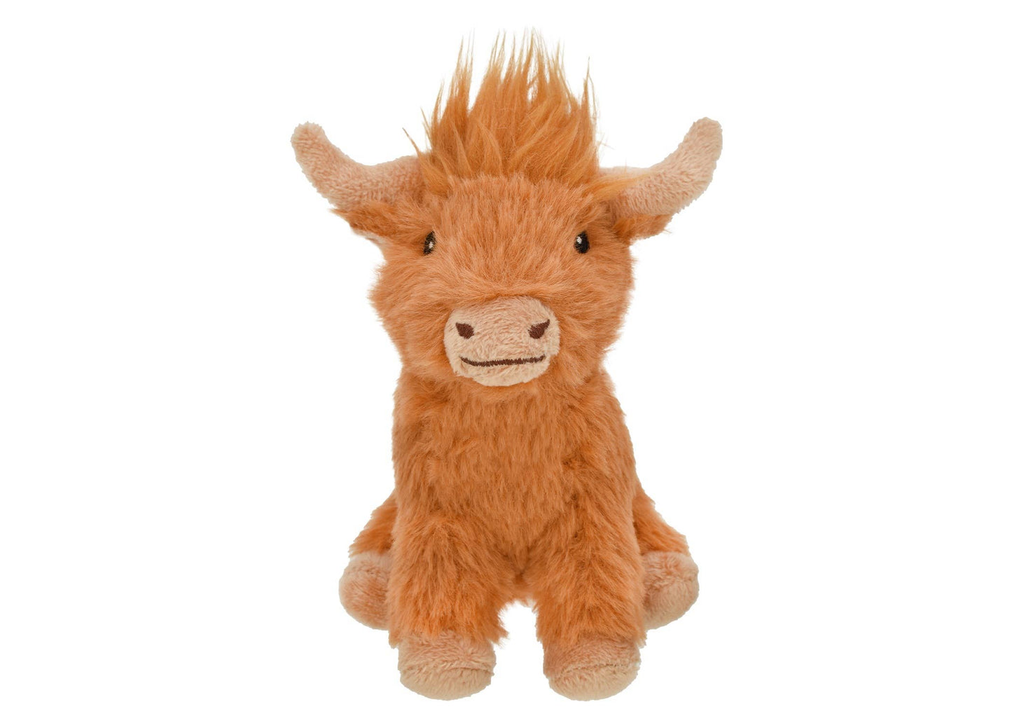 Multipet Minipet Highland Cow Dog Toy 5" Assorted