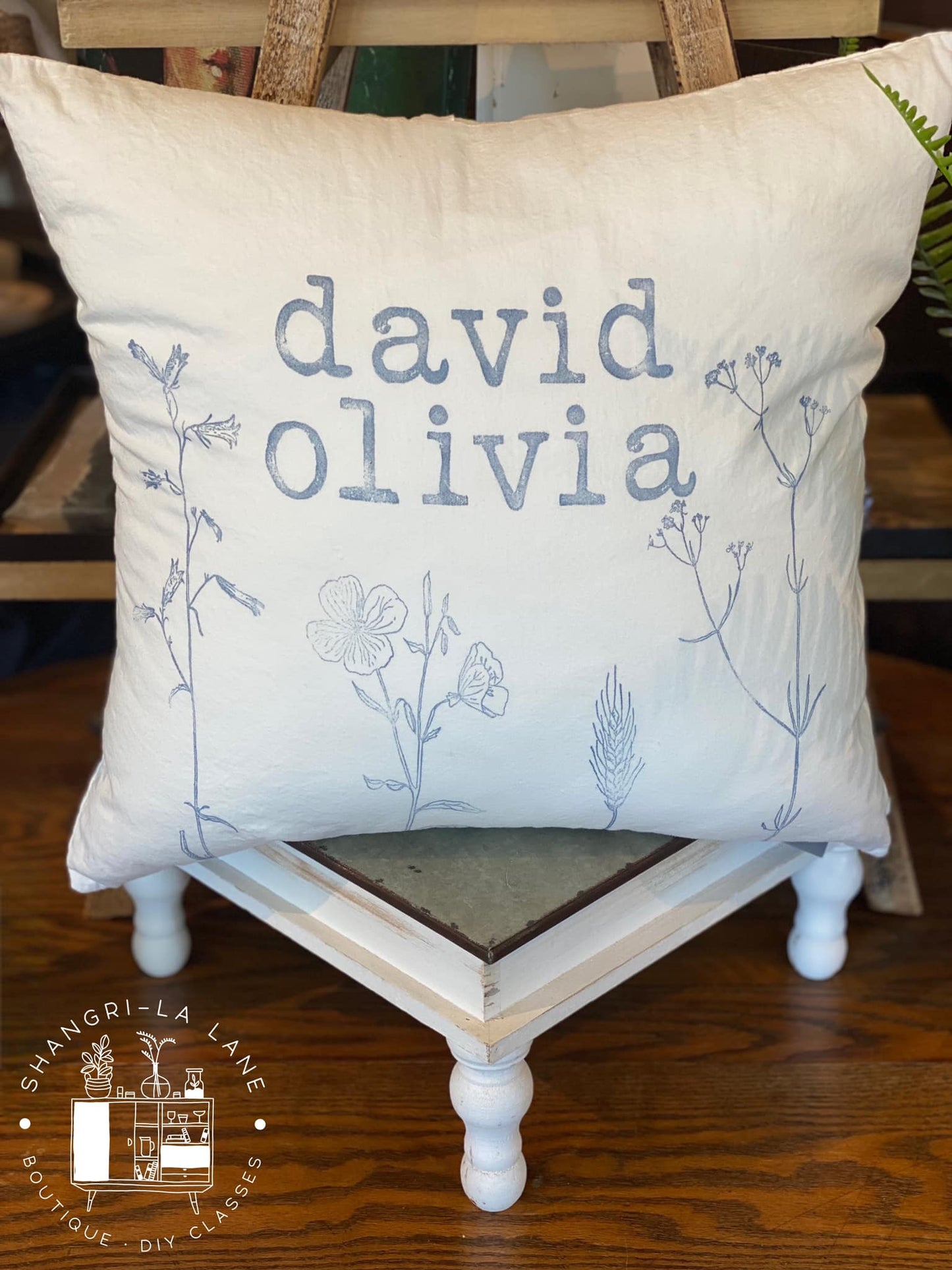 Stamped Pillow Cover - June 7th