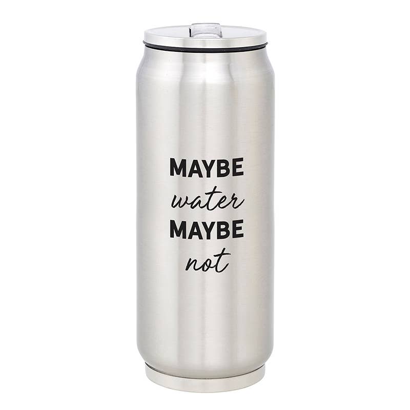 Large Stainless Steel Can - Maybe Water