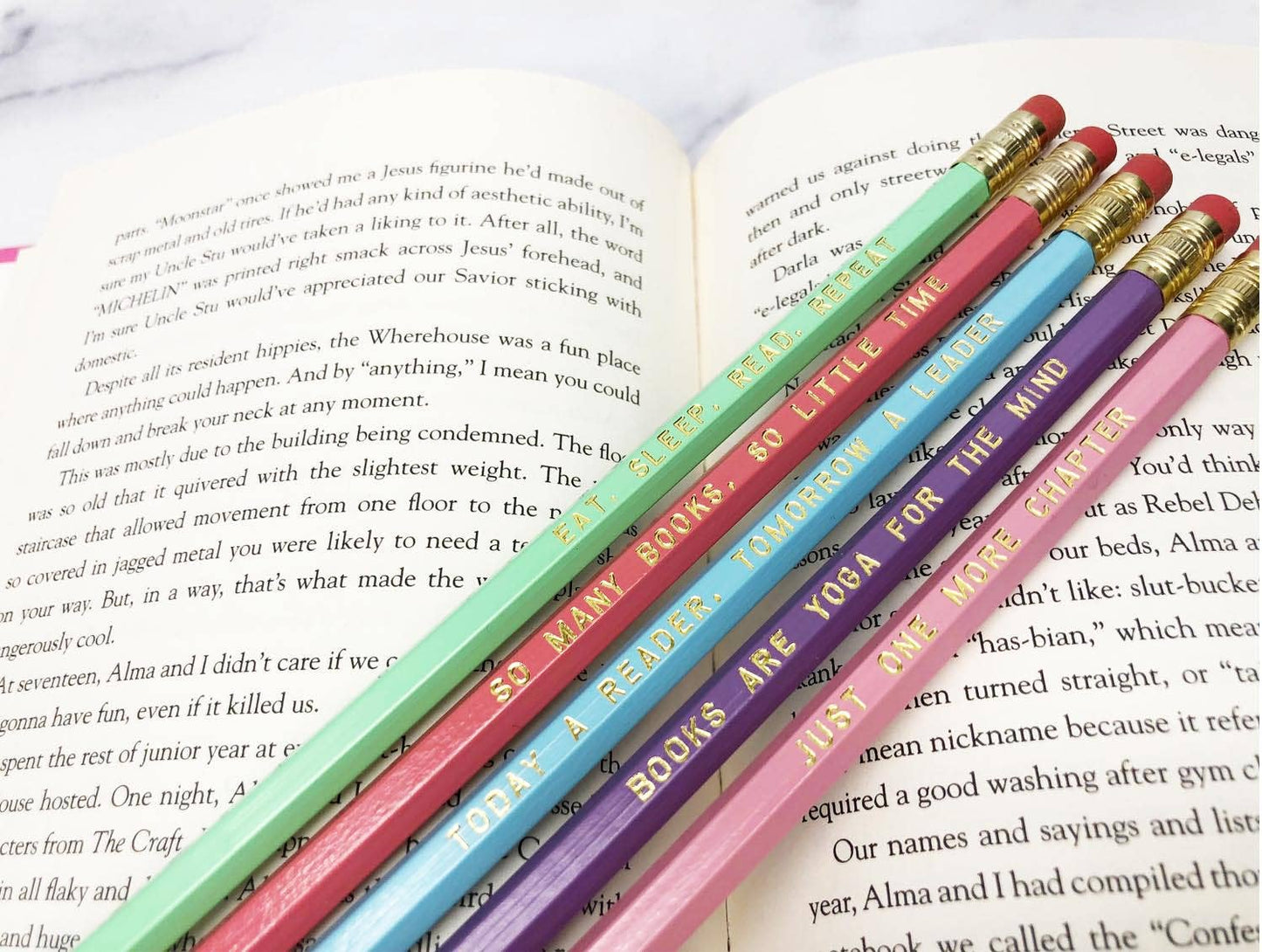 Book Lover Pencil Set