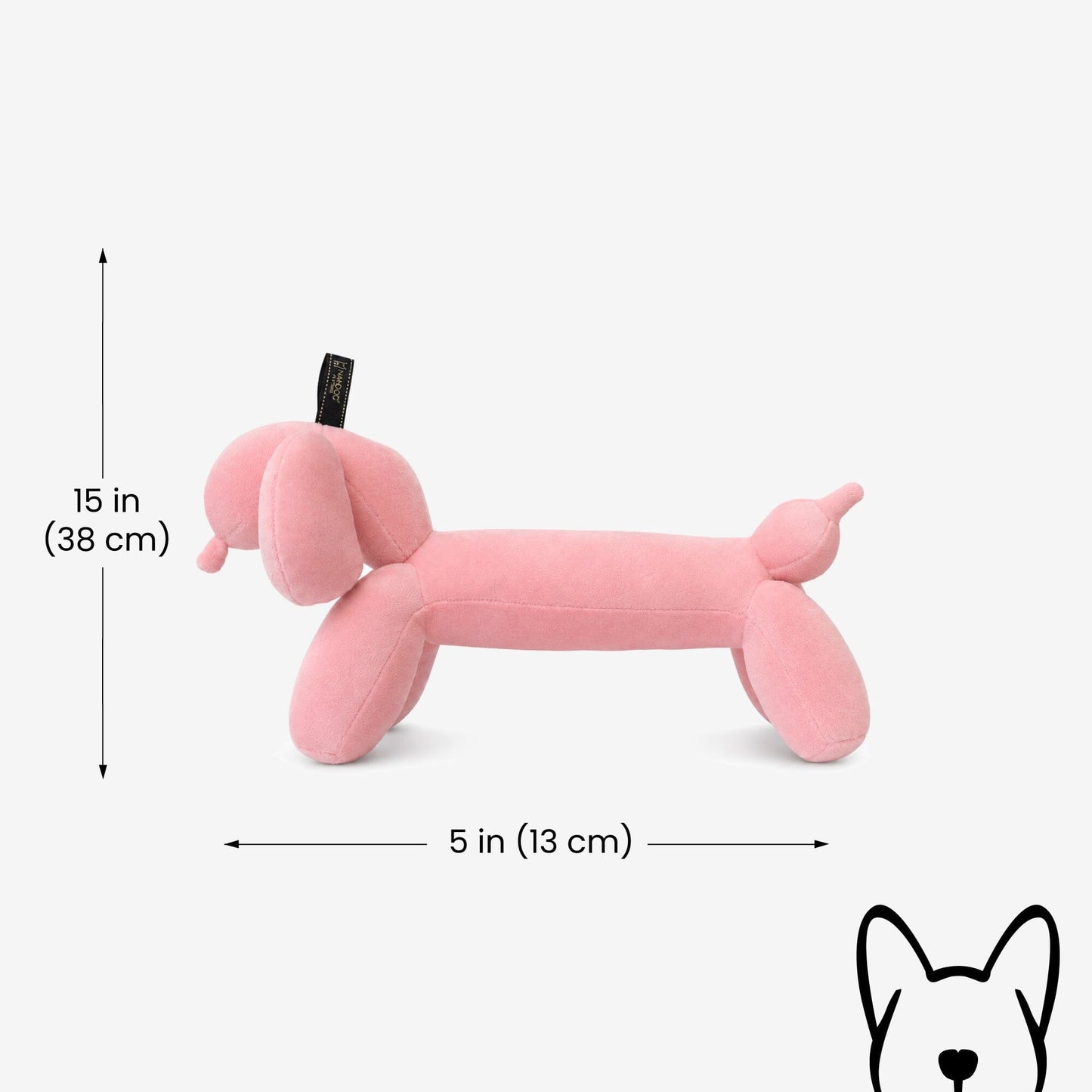 Pink Balloon Dog Toy