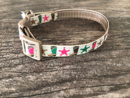 Cowboy Boots Kitten/Cat Collar