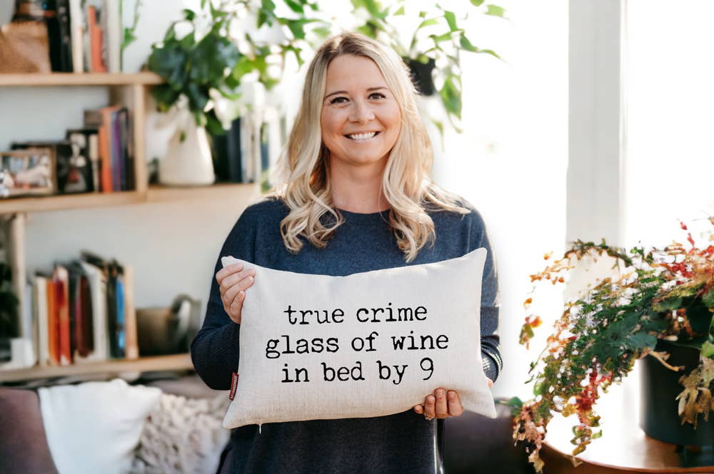 True Crime Lumbar Throw Pillow