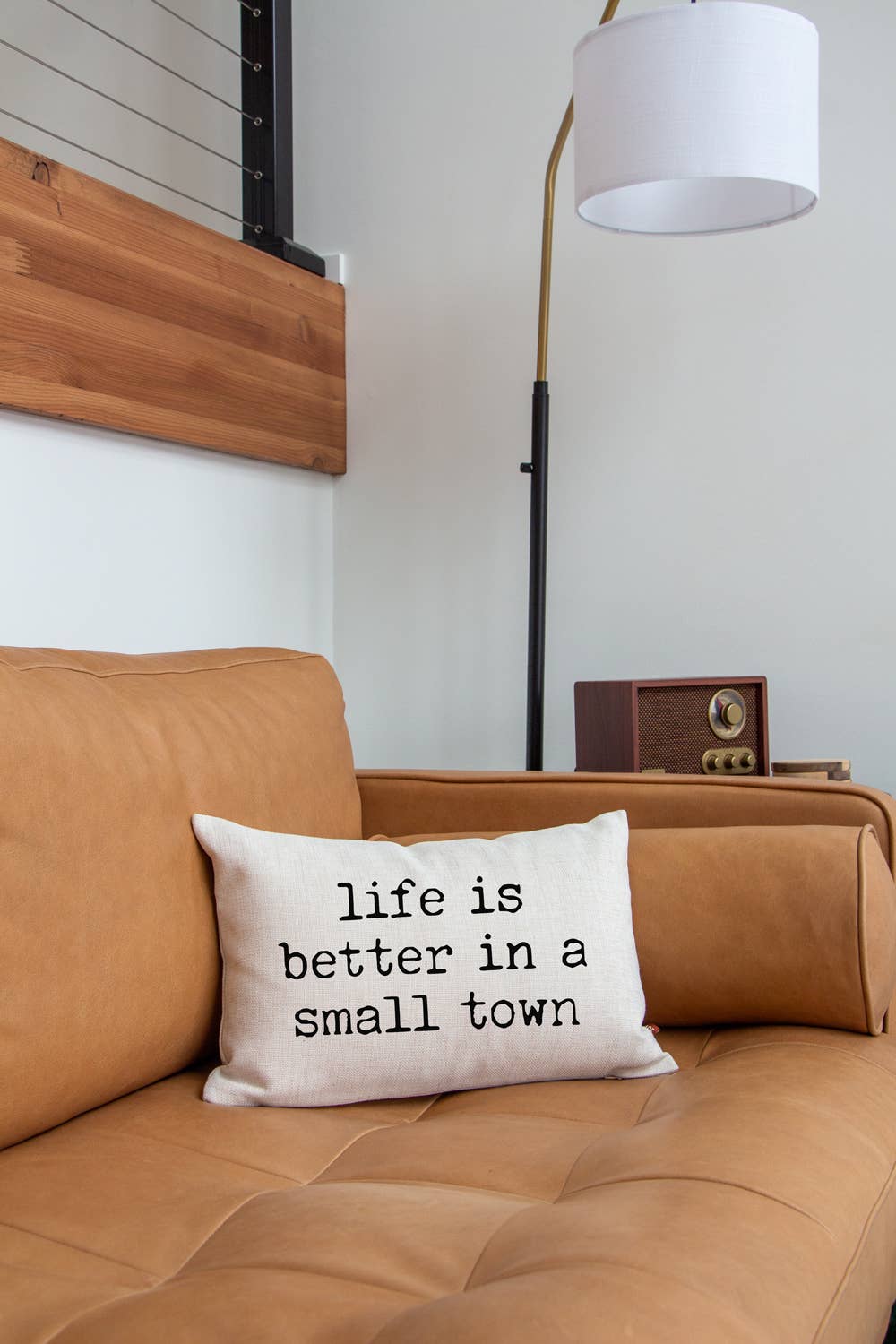 Life is Better in a Small Town Linen Pillow