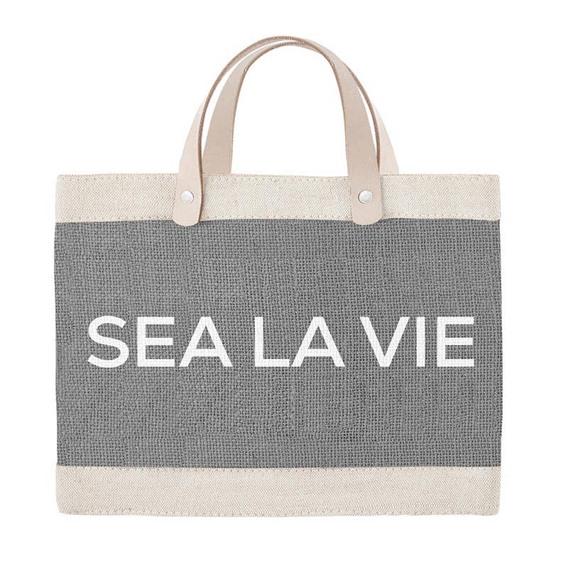 Face to Face Mini Grey Market Tote - Sea La Vie