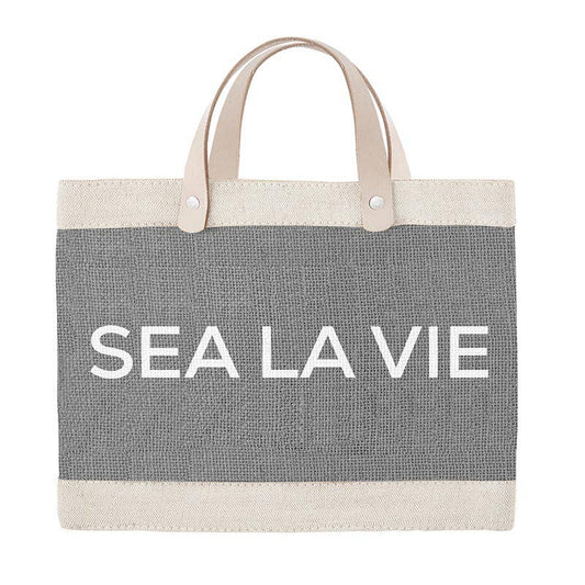 Face to Face Mini Grey Market Tote - Sea La Vie