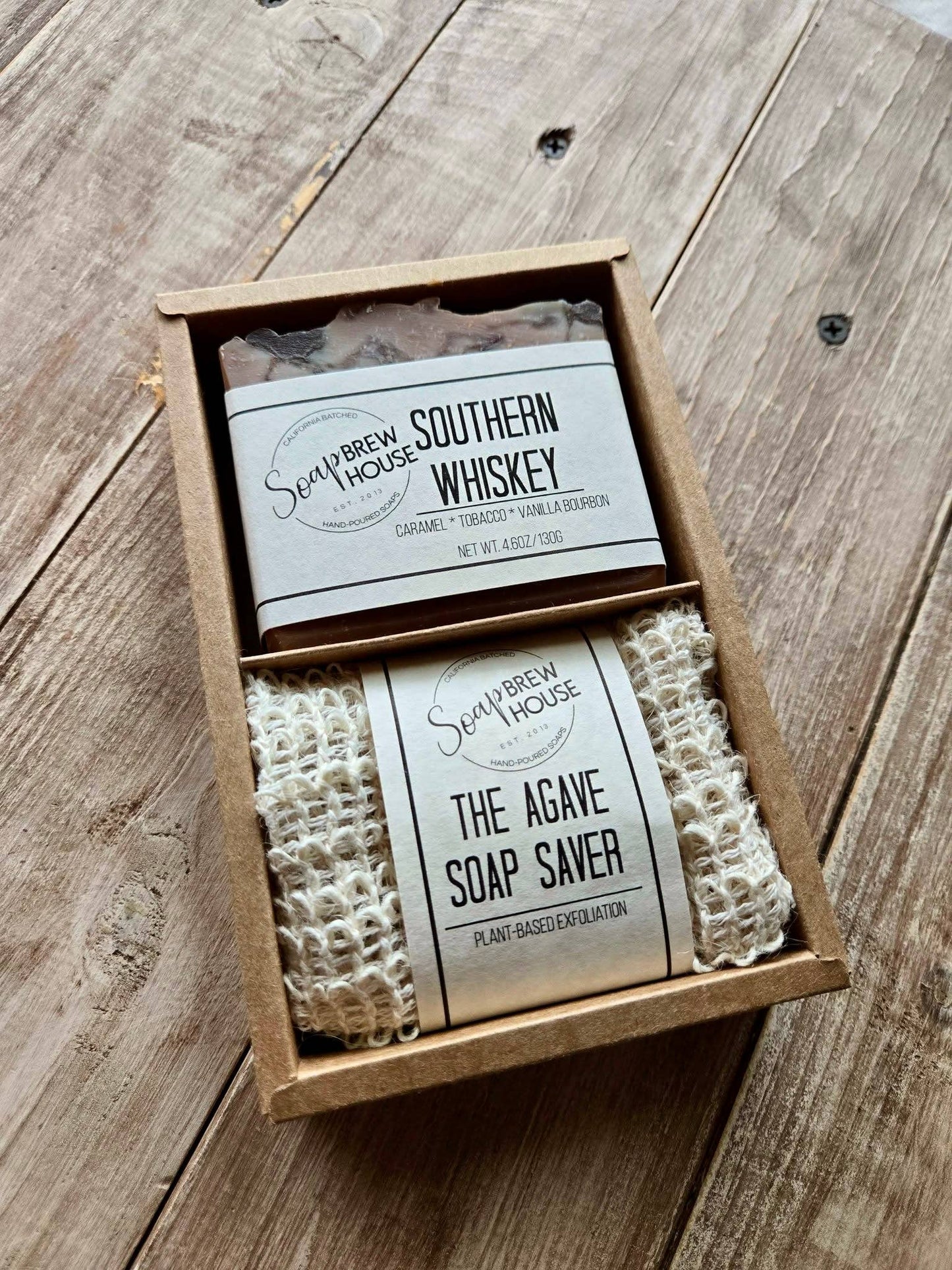 The Basics: Soap + Exfoliating Soap Saver Gift Box