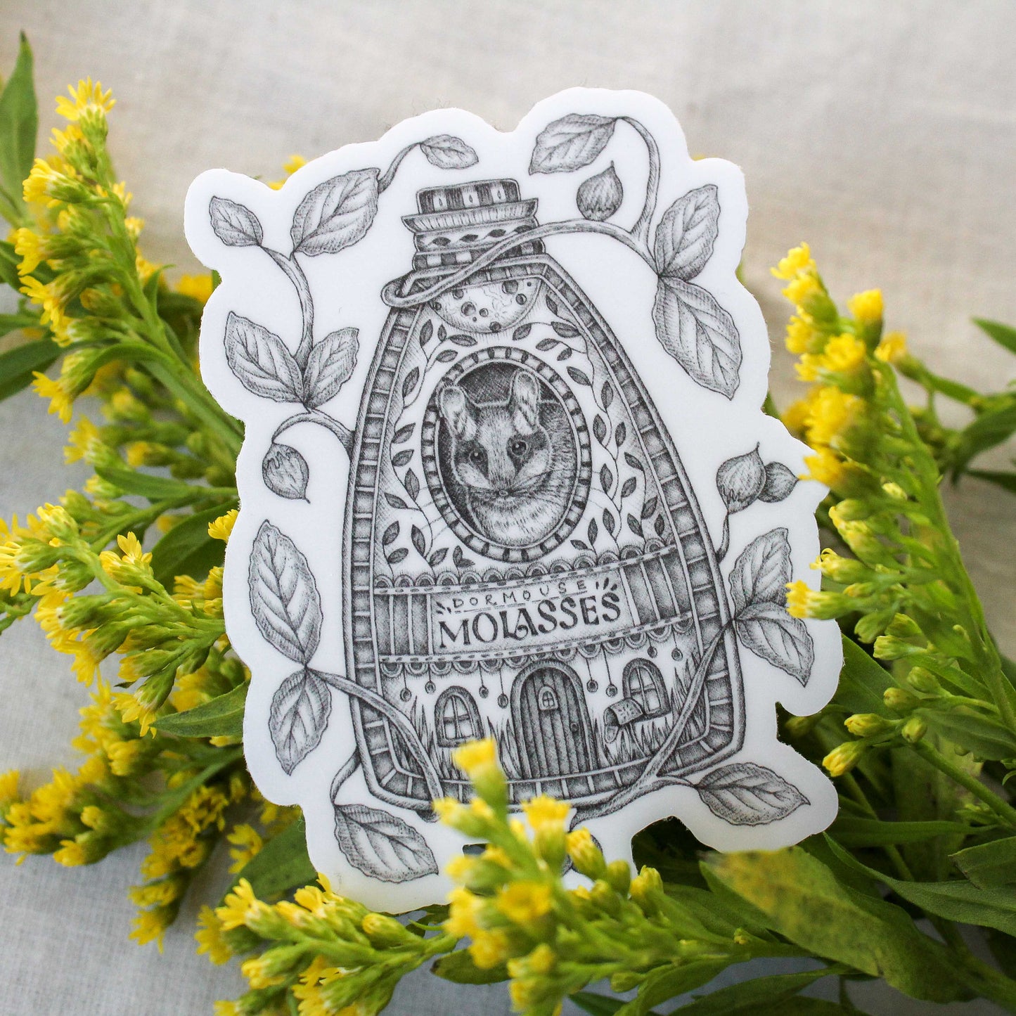 Dormouse Molasses | Vinyl Sticker