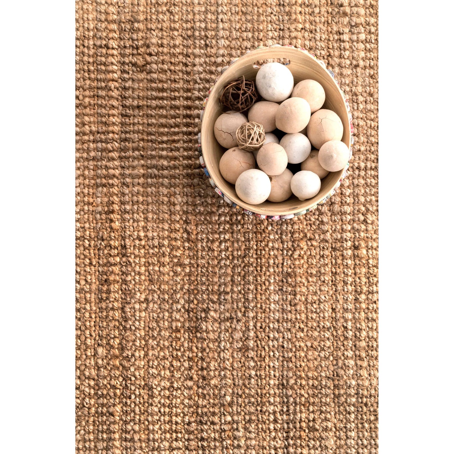 Ashli Solid Jute Area Rug