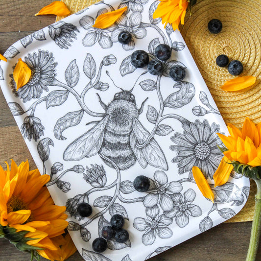 Bee Birch Tray