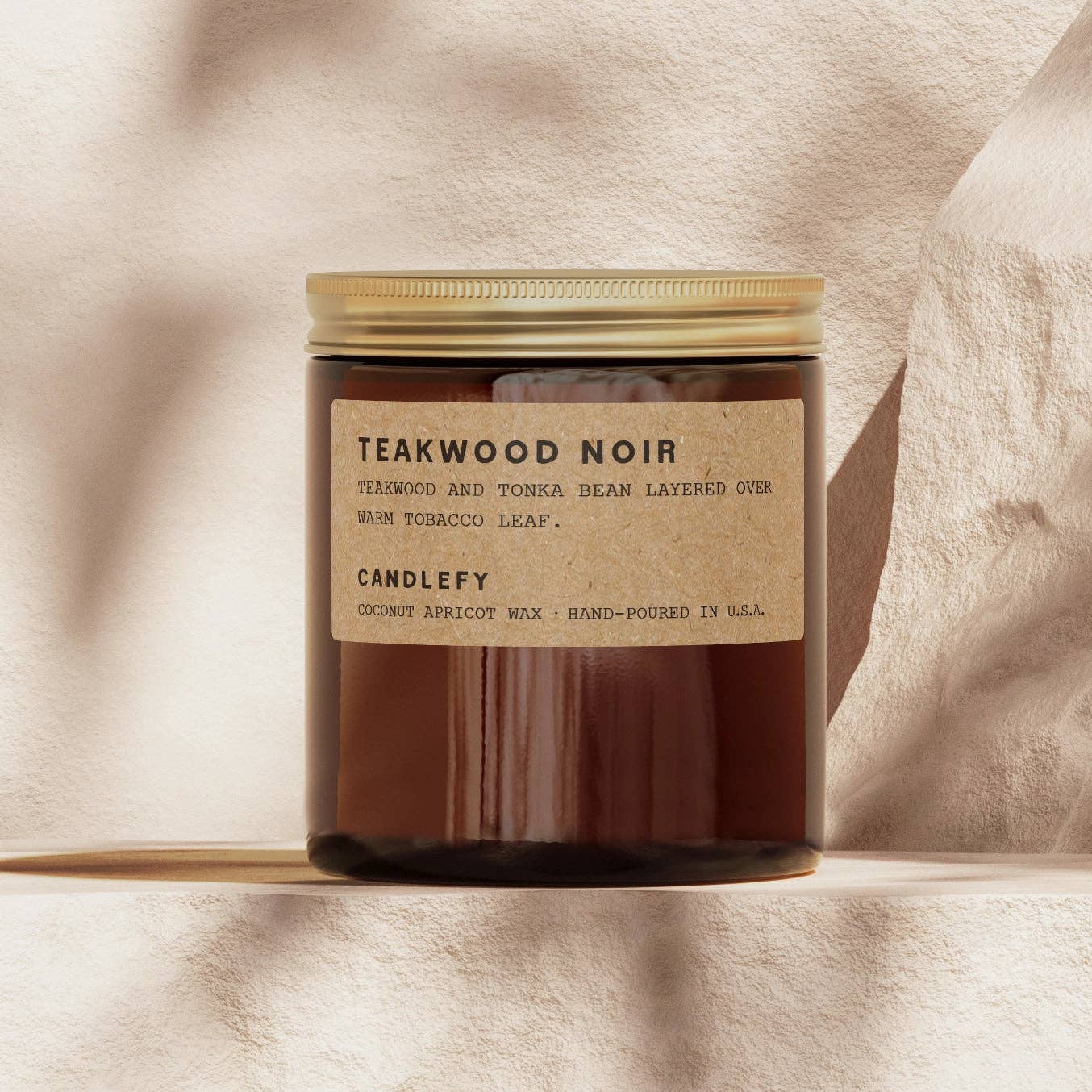 Teakwood Noir Candle