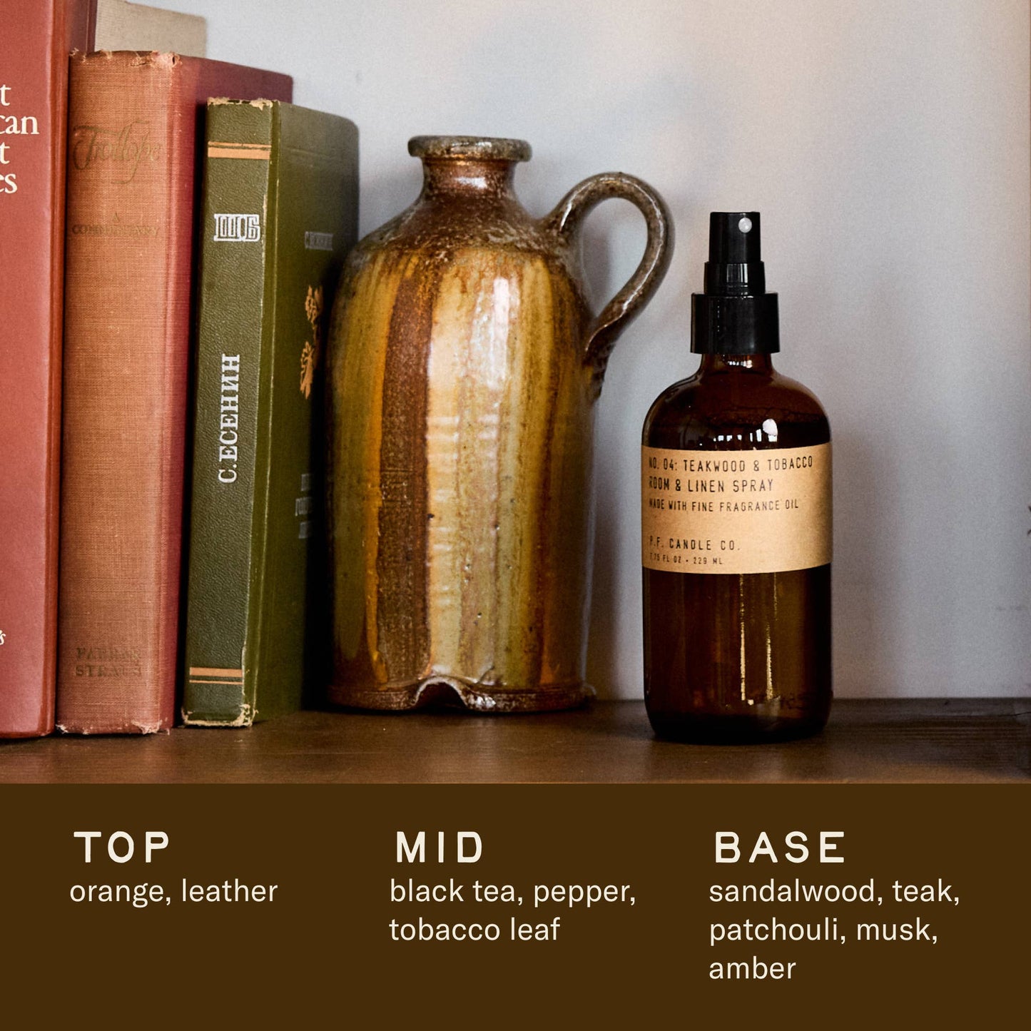 Teakwood & Tobacco Linen Spray