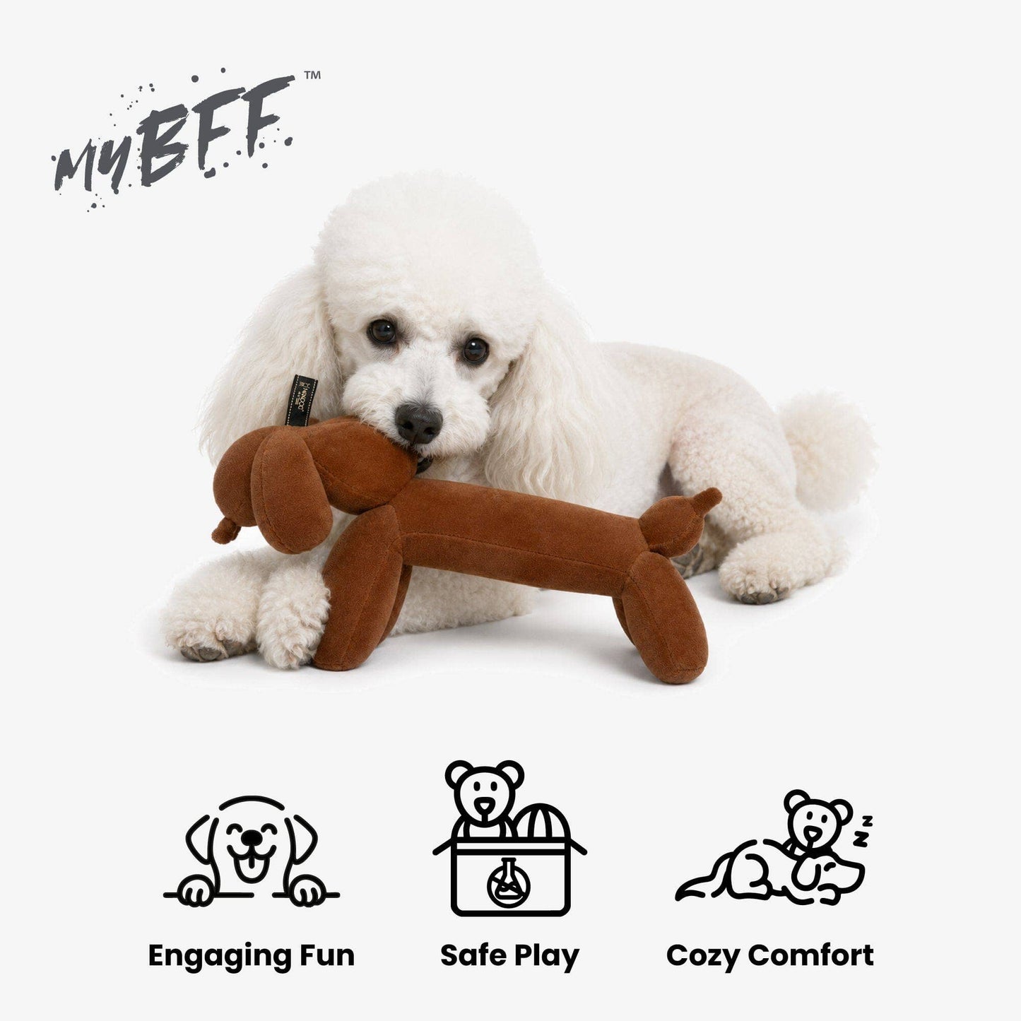 Brown Balloon Dog Toy