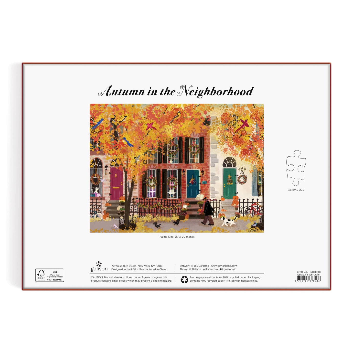Autumn in the Neighborhood Puzzle