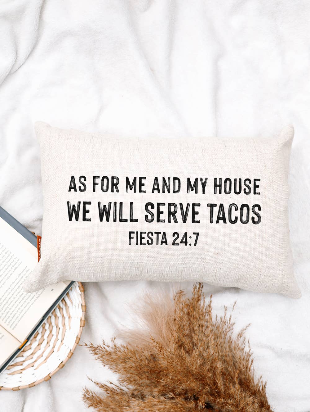 Tacos 24:7 Throw Pillow