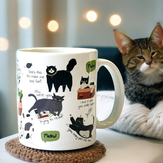 Feisty Felines Coffee Mug
