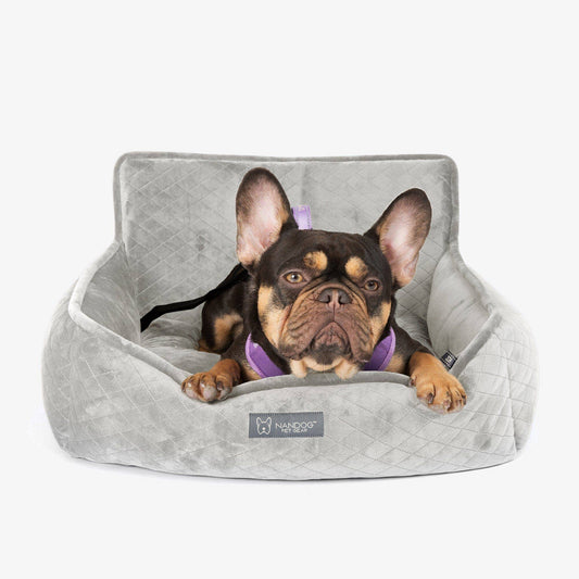 Dog Car Seat Gray Medium