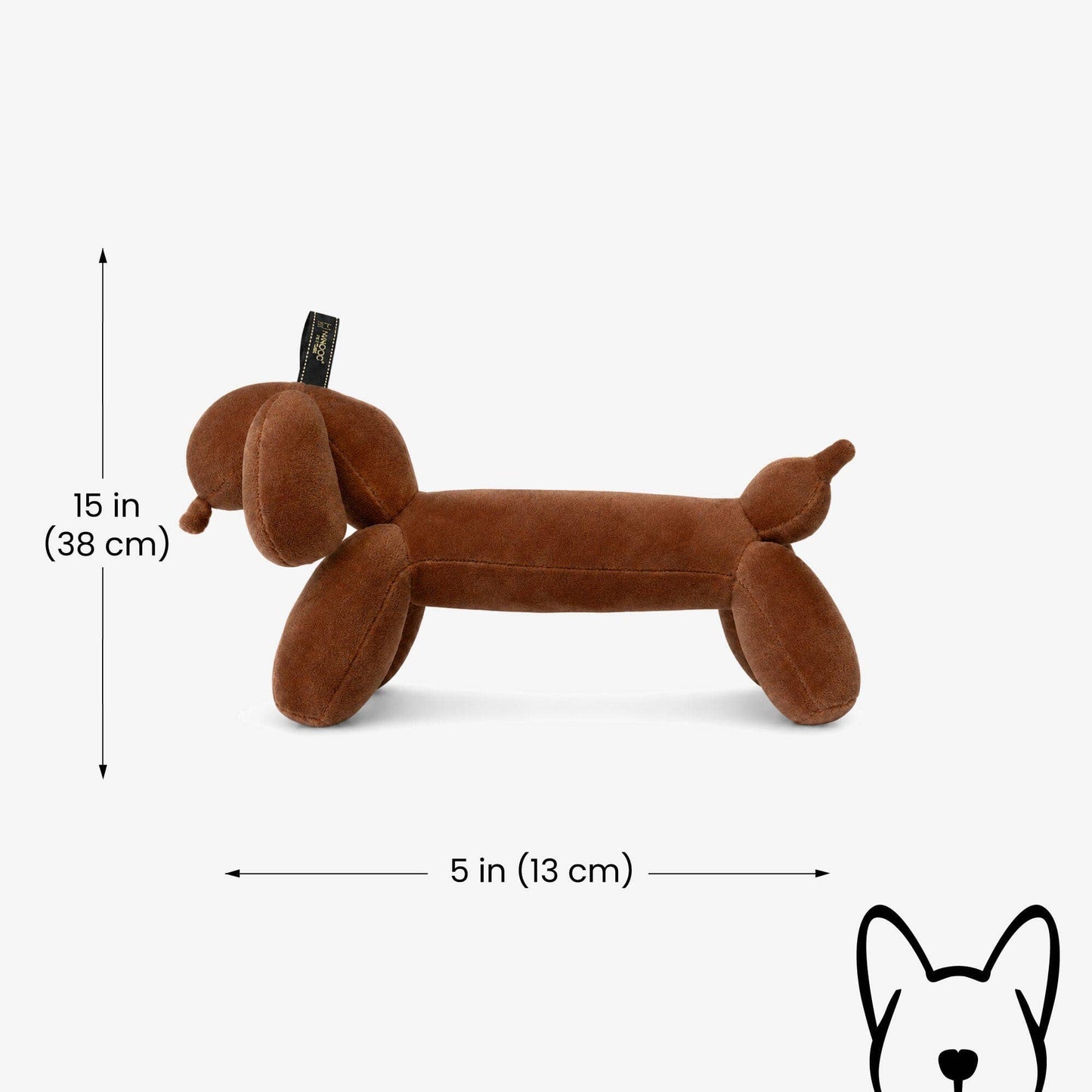 Brown Balloon Dog Toy