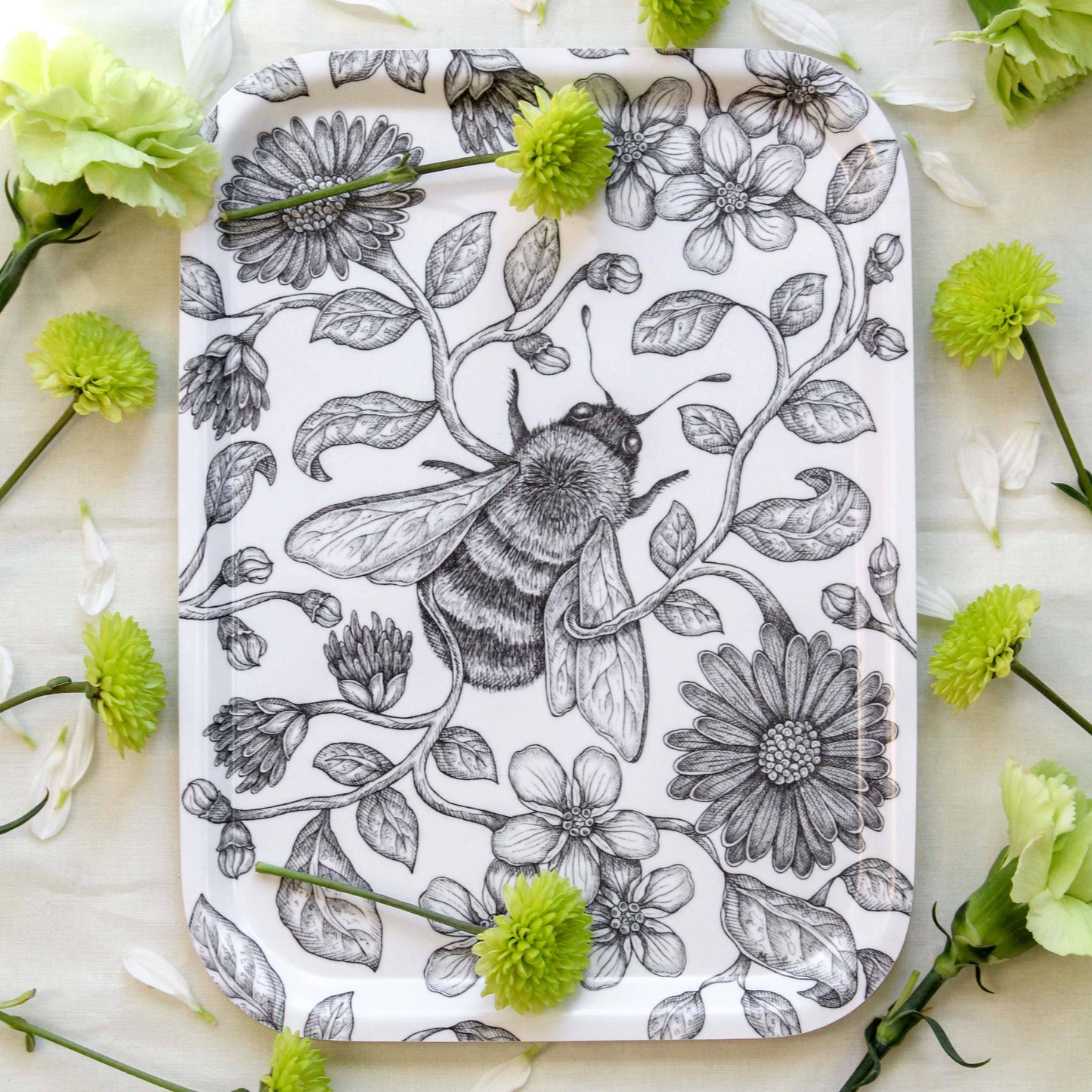 Bee Birch Tray