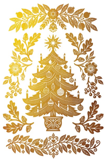 Angels Sing Gilded IOD Transfer 8"x12" Pad (8 Sheets)