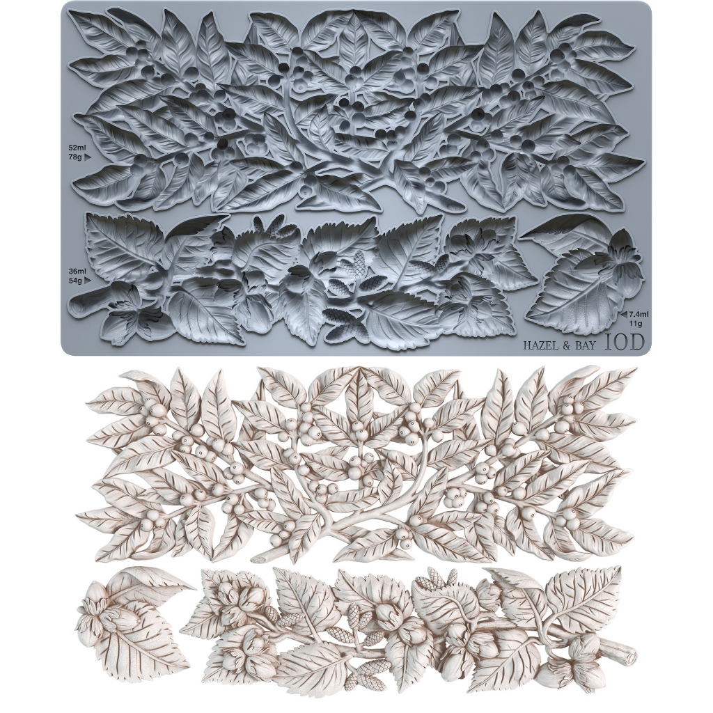 Iron Orchid Designs Hazel and Bay Silicone Mould Premium Food‑Safe