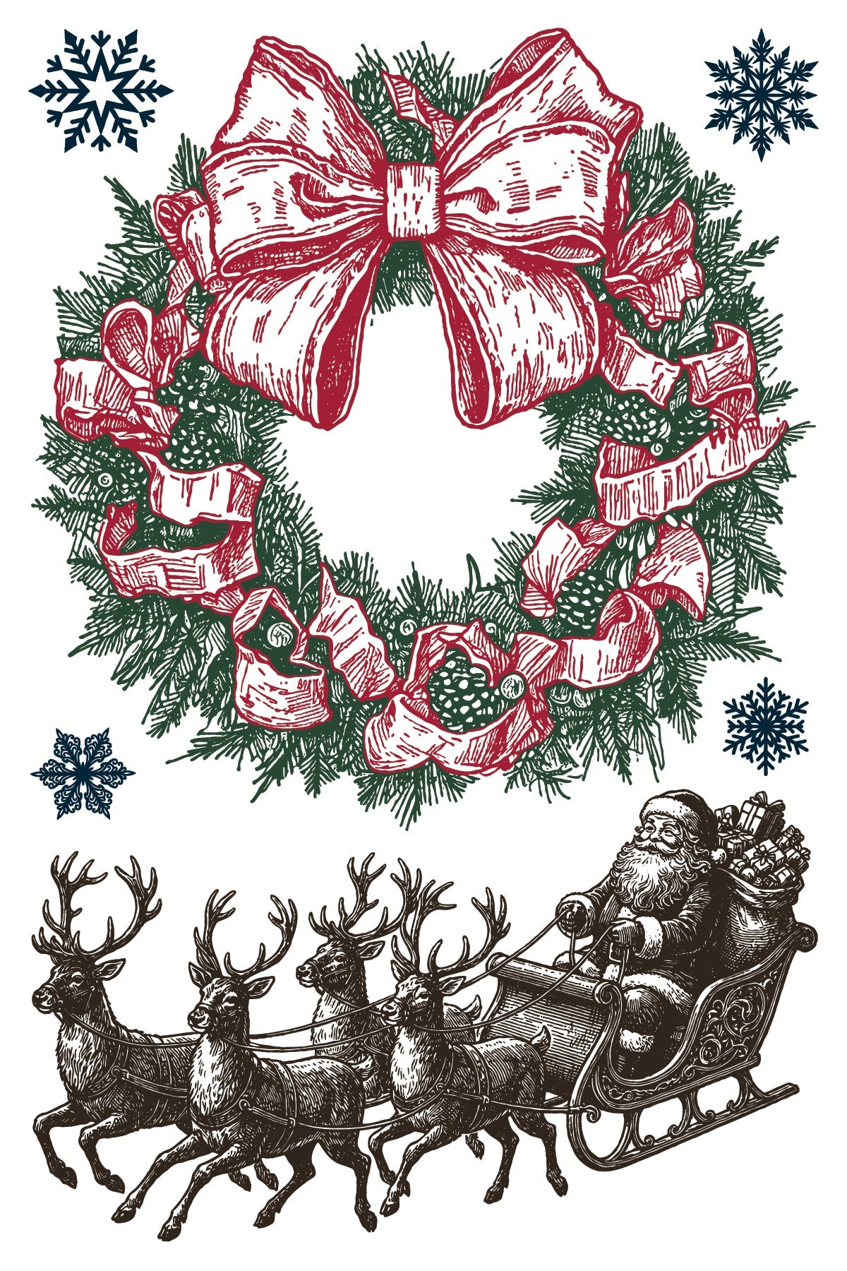 Iron Orchid Design The North Pole Paint Inlay 8×12