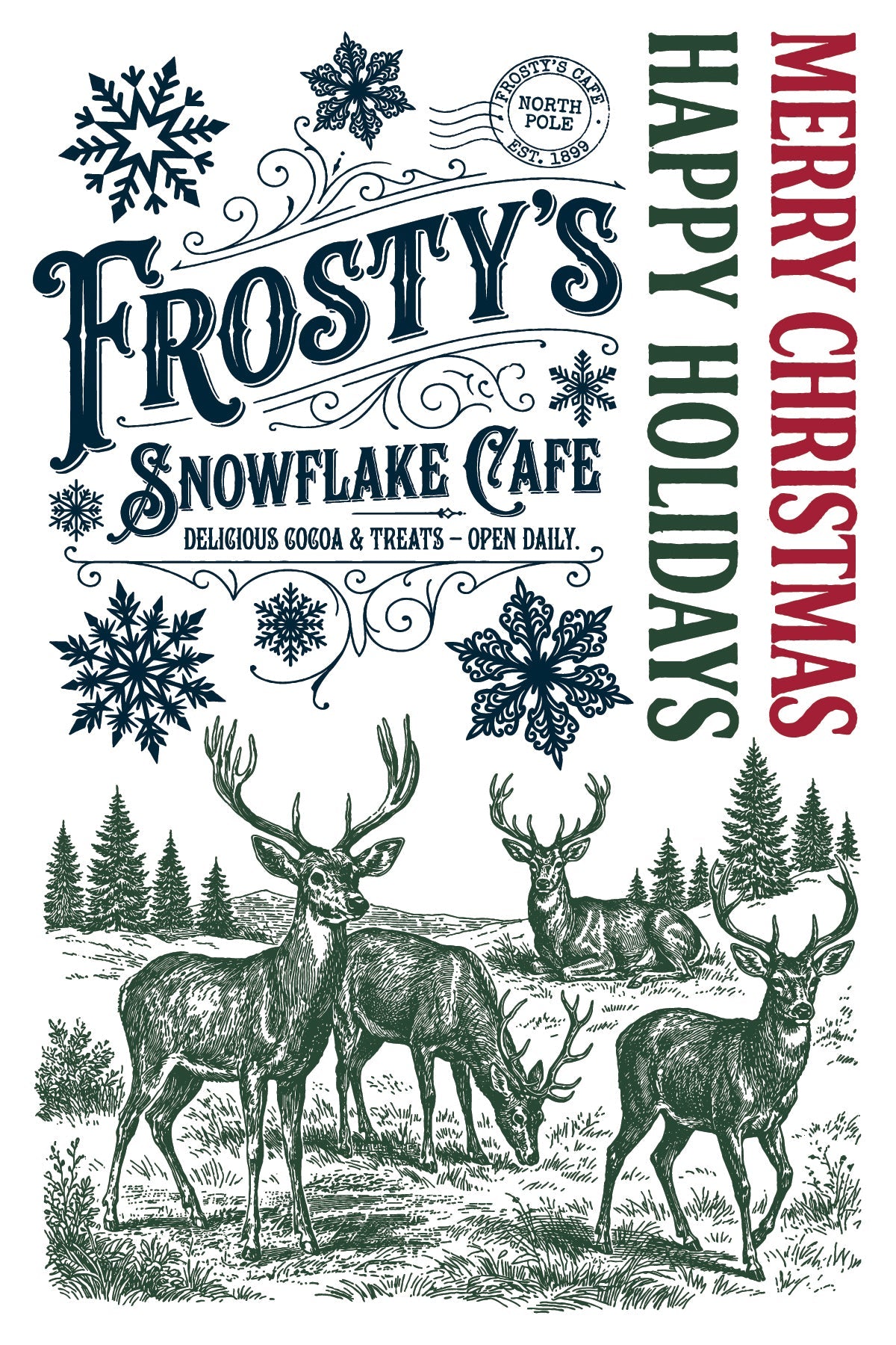 Iron Orchid Design The North Pole Paint Inlay 8×12