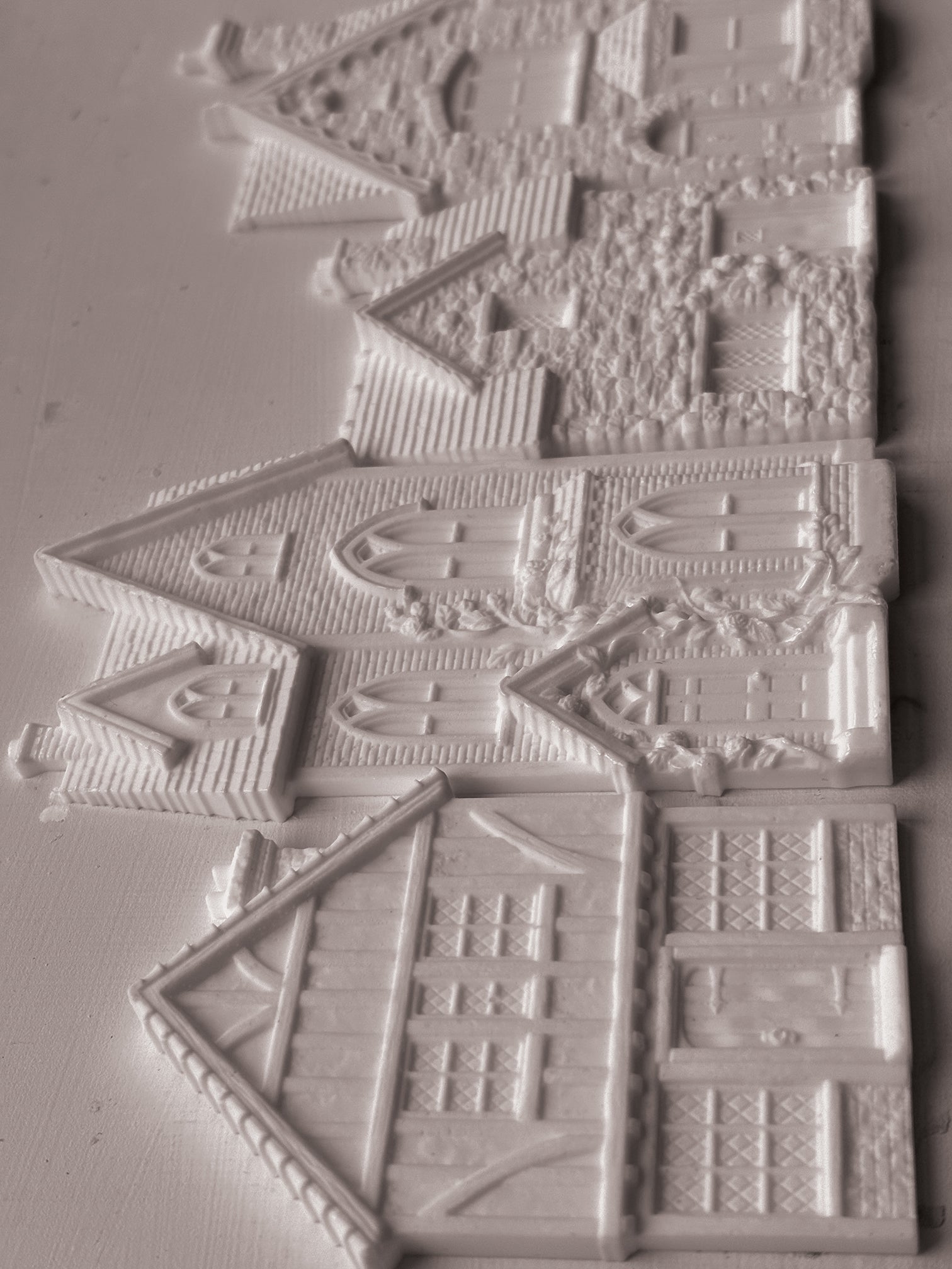 Iron Orchid Design Charlbury Lane Silicone Mould 6x10 Inch
