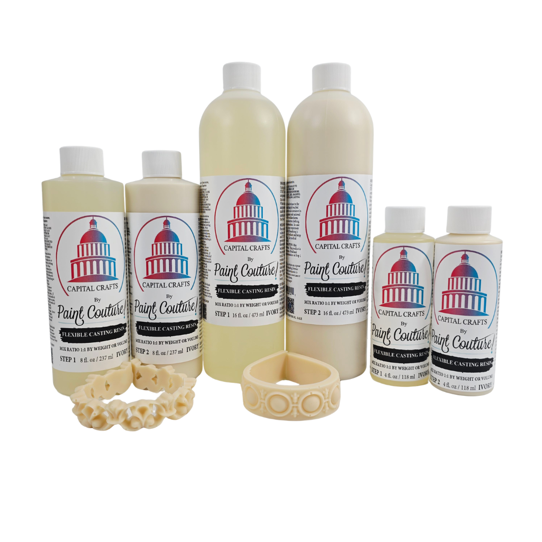 Capital Crafts Ivory Flexible Casting Resin Set