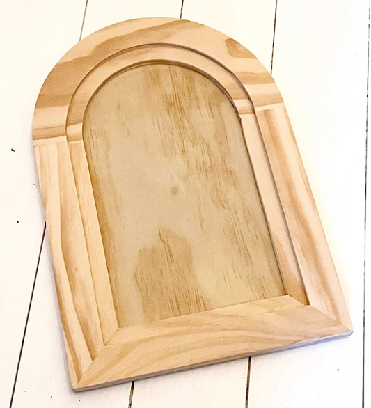 Arched Wood Gallery Blank 11x16