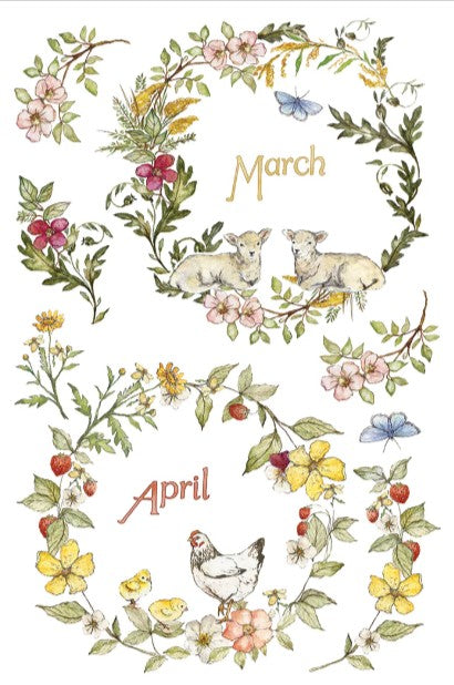 Iron Orchid Designs Bramblewood Diaries Transfer Pad 8"x12" 8 Sheets