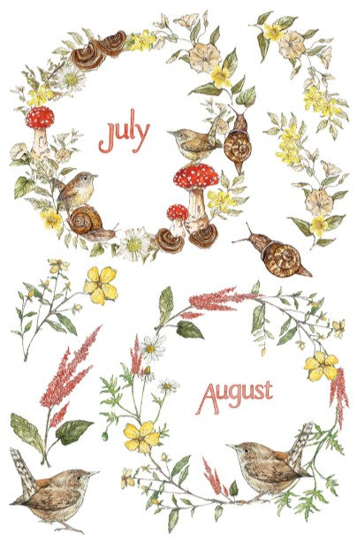 Iron Orchid Designs Bramblewood Diaries Transfer Pad 8"x12" 8 Sheets