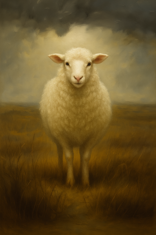 Mint by Michelle White Sheep Decoupage Paper A3