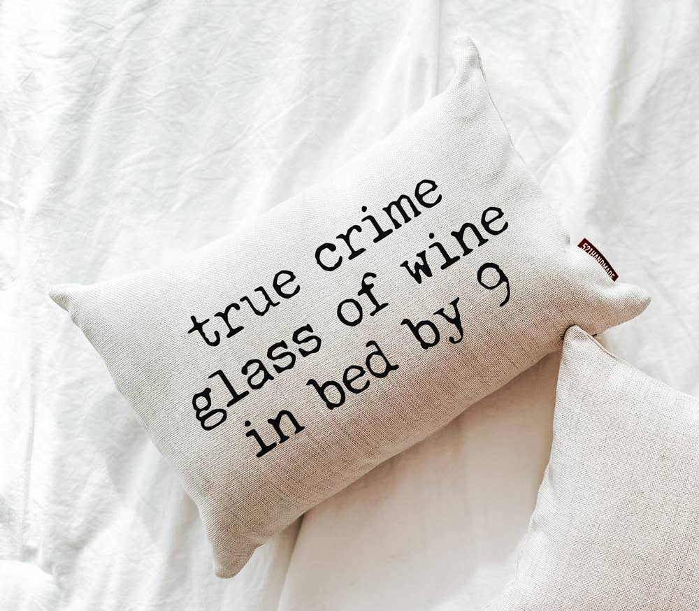 True Crime Lumbar Throw Pillow