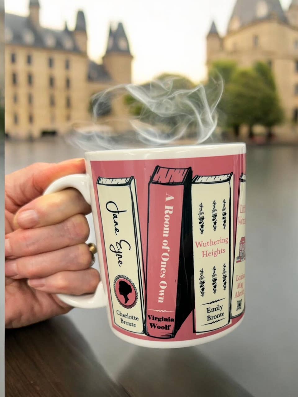 Famous Female Authors Book Spine Mug