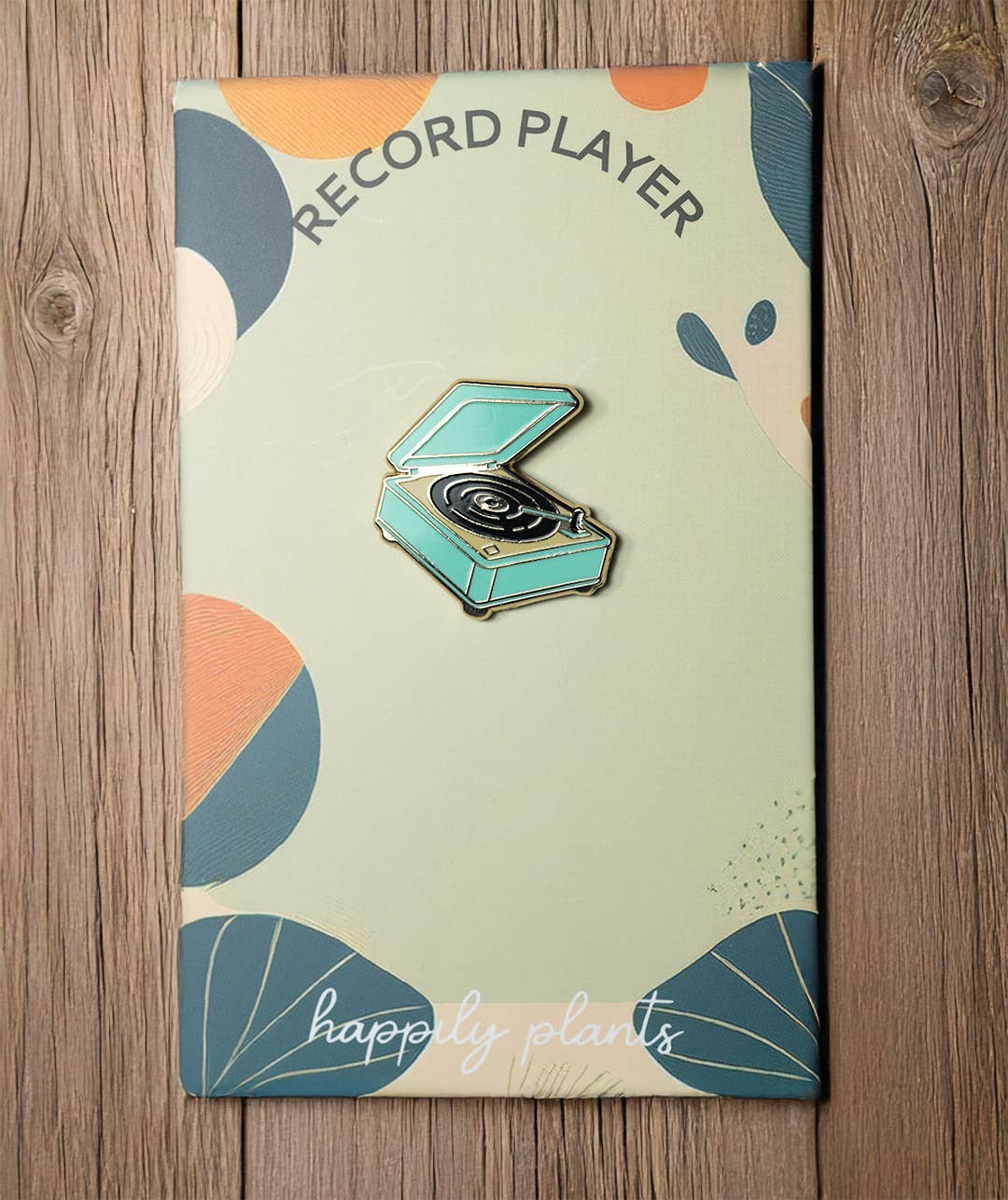 Retro Record Player Pin