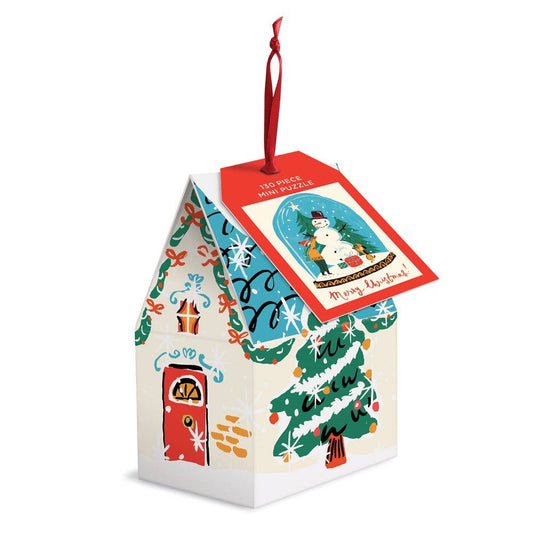 Snow Globe Mini Puzzle Ornament