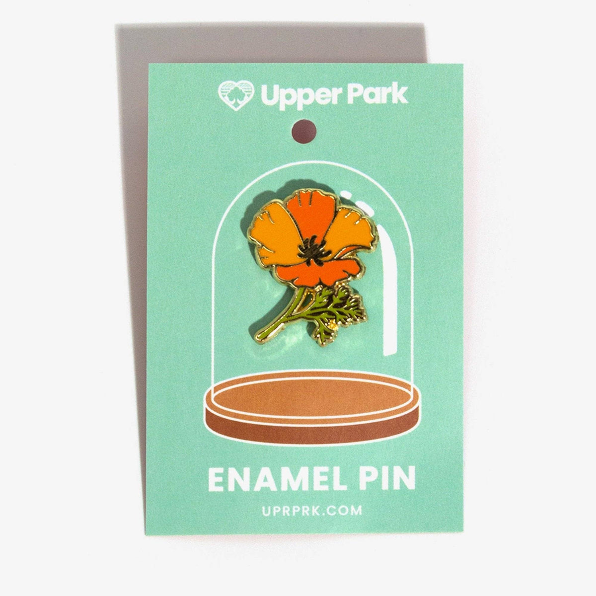 California Poppy Enamel Pin